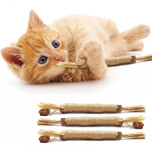 CT2304079  Игрушка для кошек палочка мататаби с пером
