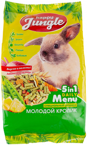 корм для молодых кроликов 400г(1)