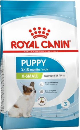 Сухой корм ROYAL CANIN X-Small Puppy, для щенков миниатюрных пород 1.5кг