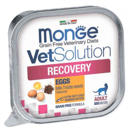 Влажный корм Monge VetSolution Cat Recovery для кошек при восстановлении питания в период выздоровления, 100г