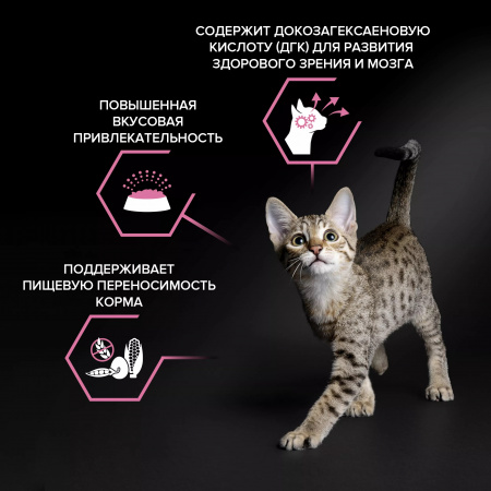Сухой корм Purina PRO PLAN Delicate Digestion для котят, с чувствительным пищеварением, с индейкой, 400 г