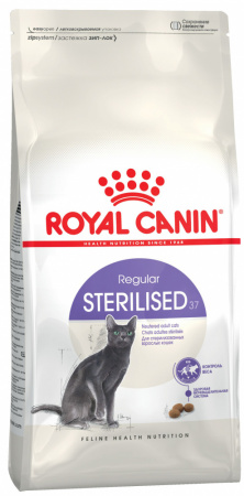 Сухой корм ROYAL CANIN Sterilised-37, для взрослых стерилизованных кошек 1.2кг
