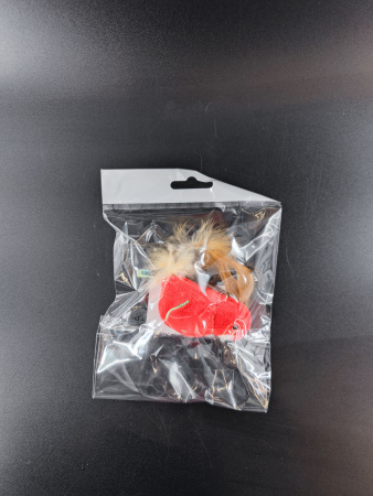 CT2304012 Игрушка для кошек Попугай с электронным звуковым чипом "Чистый котик", 7.5см