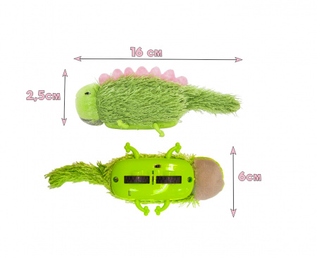 EN-09820 Электронная игрушка движущаяся ящерица для кошек