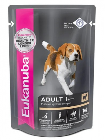 Влажный корм EUKANUBA для взрослых собак, ягненок 100г