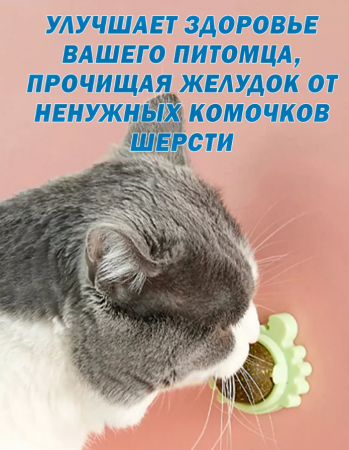 CT2304077 Вращающийся шарик-леденец из прессованной кошачьей мяты, диаметр 3.5см