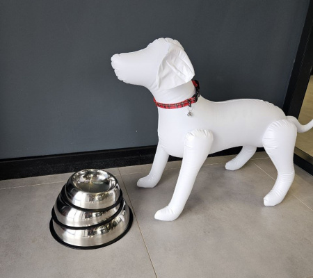 G24 Круглая миска для собаки из нержавеющей стали