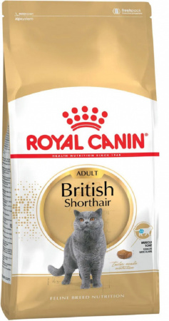 Сухой корм ROYAL CANIN British Shorthair Adult, для взрослых британских короткошерстных кошек, 400г.
