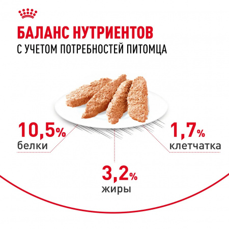 Влажный корм ROYAL CANIN Indoor Sterilised для взрослых кастрированных и стерилизованных кошек, живущих в помещении, паштет, 85г