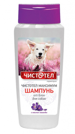 Шампунь Чистотел Максимум, для собак от блох, 250мл