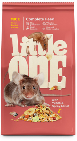Сухой корм Little One для мышей 400г + бисквит 11г