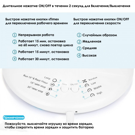 T0201-R Автоматическая игрушка для домашних животных «Чистый котик», с USB зарядкой