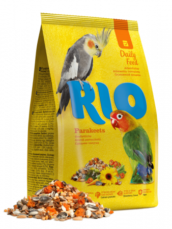 Сухой корм RIO, для средних попугаев, 500г.