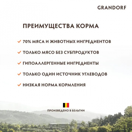 Сухой корм GRANDORF CAT Kitten для котят, беременных и кормящих кошек, ягненок с индейкой, 8 кг
