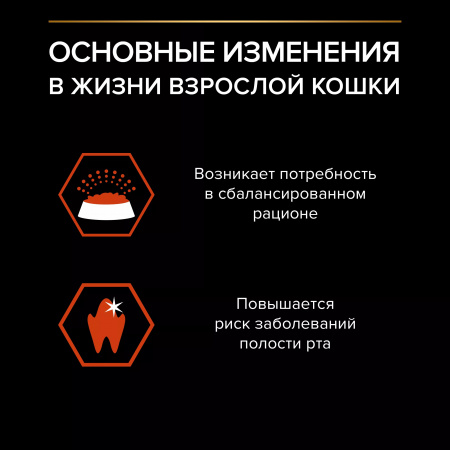 Сухой корм Purina PRO PLAN Vital Functions для взрослых кошек, для поддержания функций почек, мозга и иммунитета, с лососем, 400 г