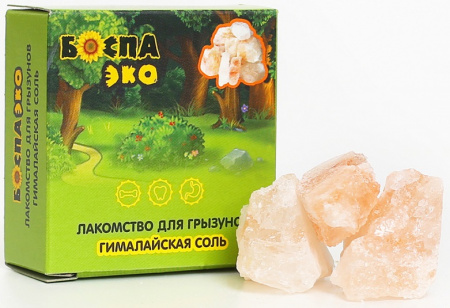 Лакомство БОСПА ЭКО для грызунов, Гималайская соль-лизунец, 40г