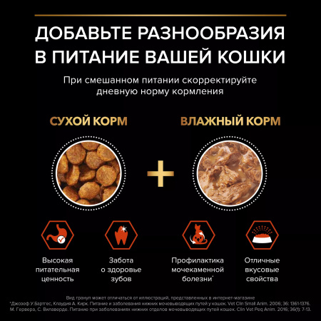 Сухой корм Purina PRO PLAN Vital Functions для взрослых кошек, для поддержания функций почек, мозга и иммунитета, с лососем, 400 г